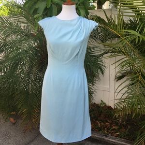 Baby Blue Italian Made Vintage Dress